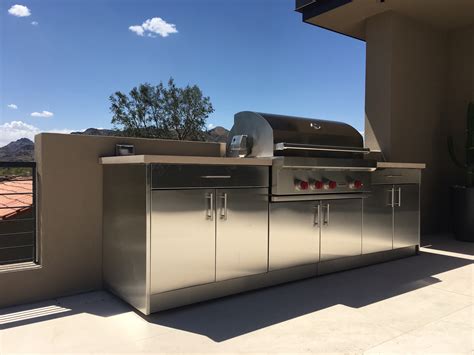 stainless steel outdoor kitchen cabinet|stainless steel countertops outdoor kitchen.